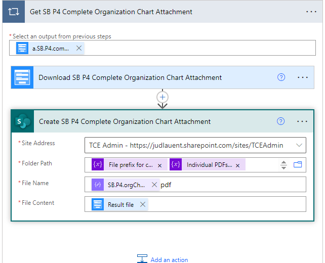 Create Schedule B P4 Attachment