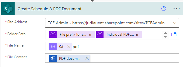 Create PDF Document After Conversion