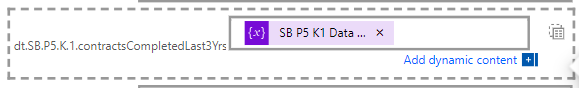 Map data table variable to Content Control