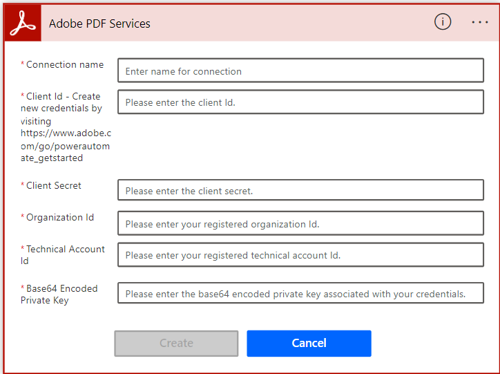 Request to add Adobe PDF Services